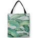 Shopping Bag Leafy curtain in greens - floral pattern with exotic banana tree 147569