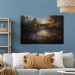 Canvas Print Lake in Autumn - An Orange-Brown Landscape Inspired by Monet 151069 additionalThumb 3