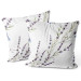 Decorative Velor Pillow Lavender Sprigs - A Delicate Composition With Flowering Sprigs 151369 additionalThumb 3