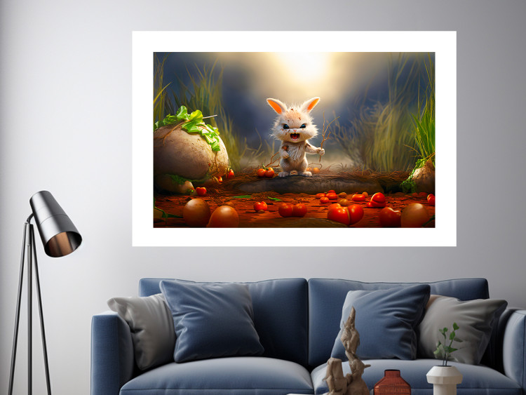 Wall Poster Garden Robber - A Small Rabid Bunny Hunting for Carrots 151569 additionalImage 14