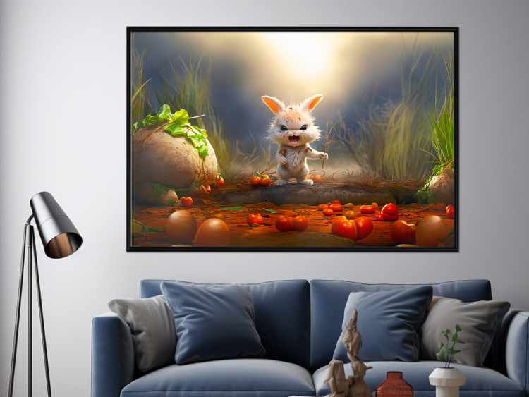 Wall Poster Garden Robber - A Small Rabid Bunny Hunting for Carrots 151569 additionalImage 21