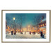 Poster Winter Postcard - A Snowy Street Lit up With Retro Lanterns 151869 additionalThumb 14