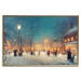 Poster Winter Postcard - A Snowy Street Lit up With Retro Lanterns 151869 additionalThumb 23