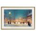 Poster Winter Postcard - A Snowy Street Lit up With Retro Lanterns 151869 additionalThumb 27