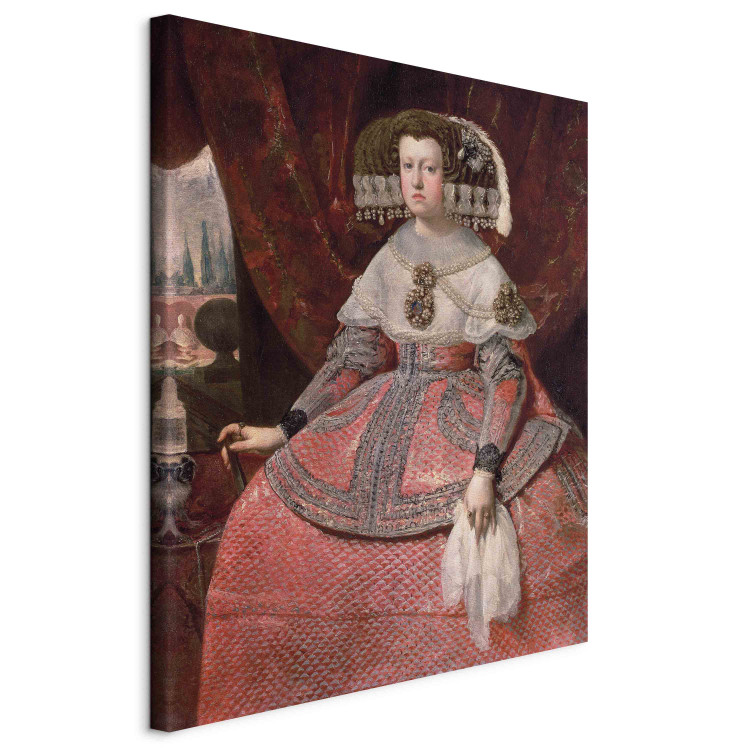 Reproduction Painting Queen Maria Anna of Spain in a red dress 152469 additionalImage 2