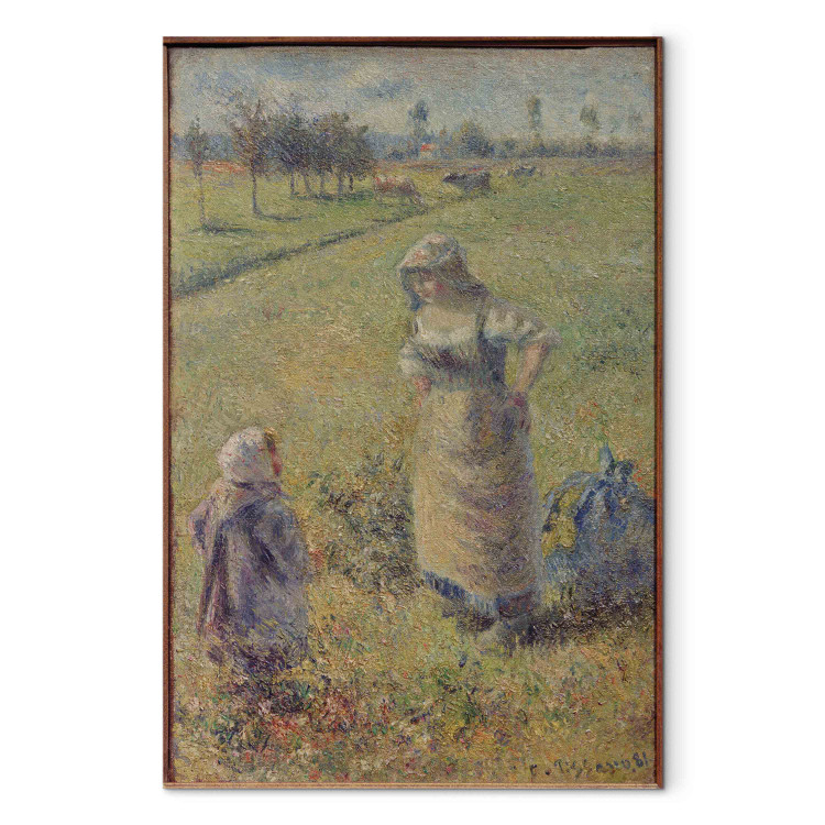 Reproduction Painting Bäuerin mit Kind auf dem Feld, Pontoise 159169