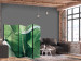 Room Divider Screen Large Leaves - Floral Motif in Shades of Green II [Room Dividers] 159569 additionalThumb 4
