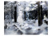 Wall Mural Winter Forest - Forest Landscape with Snow-Covered Trees in Subtle Colours 60269 additionalThumb 1