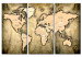 Canvas World Map: The Sands of Time  91869