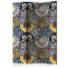 Room Divider Screen Painted Exotica - artistic mosaic with a fanciful colorful pattern 95469