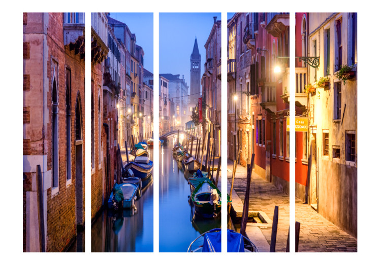 Room Separator Evening in Venice II - city architecture with lights turned on 95569 additionalImage 3