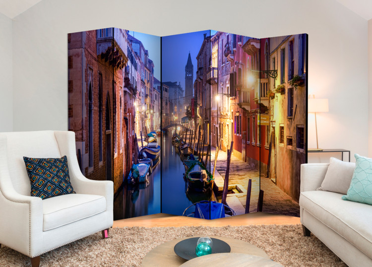 Room Separator Evening in Venice II - city architecture with lights turned on 95569 additionalImage 4
