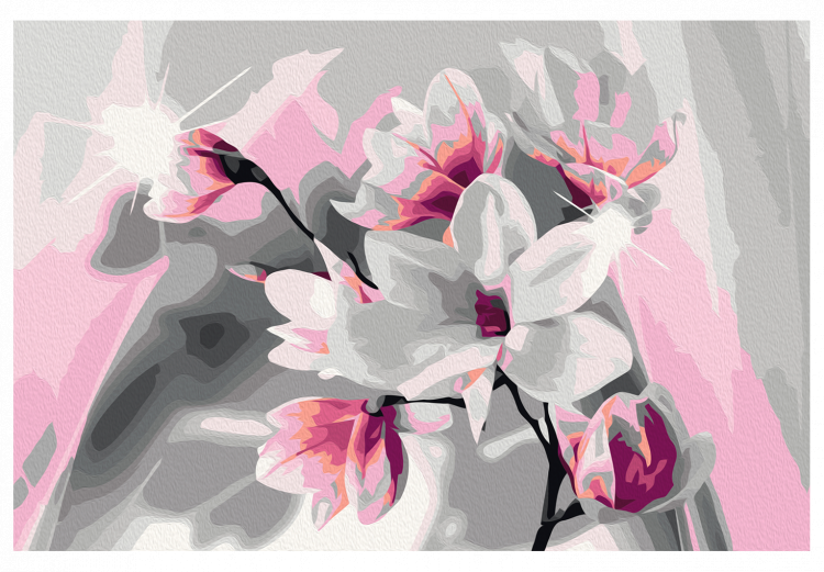 Paint by Number Kit Magnolia (Grey Background) 107179 additionalImage 6