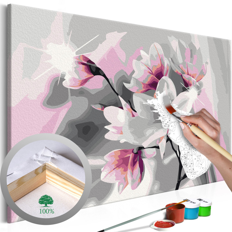Paint by Number Kit Magnolia (Grey Background) 107179