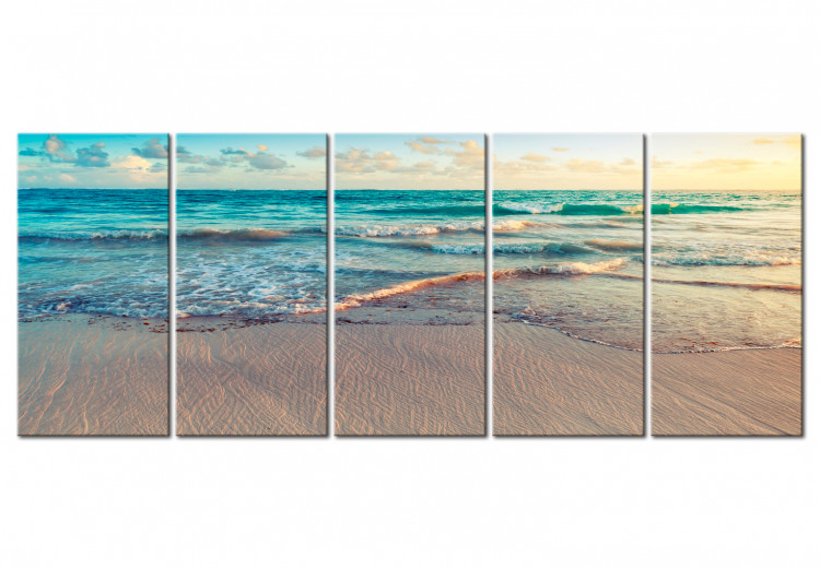 Canvas Print Beach in Punta Cana (5 Parts) Narrow 107879