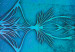 Canvas Center (5-part) Blue Narrow - Oriental Style Mandala 107979 additionalThumb 5