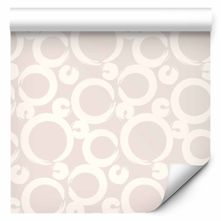 Wallpaper Beige Rings 108279 additionalImage 6