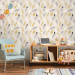 Modern Wallpaper Golden Feathers 108479 additionalThumb 5