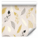 Modern Wallpaper Golden Feathers 108479 additionalThumb 1