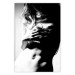Poster Perfect Waist - black and white composition with a sensual female figure 114579