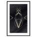 Wall Poster Metaphysical Symbol - geometric gold composition on a black background 117779 additionalThumb 17