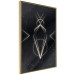 Wall Poster Metaphysical Symbol - geometric gold composition on a black background 117779 additionalThumb 14