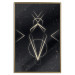 Wall Poster Metaphysical Symbol - geometric gold composition on a black background 117779 additionalThumb 16