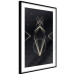 Wall Poster Metaphysical Symbol - geometric gold composition on a black background 117779 additionalThumb 13