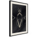 Wall Poster Metaphysical Symbol - geometric gold composition on a black background 117779 additionalThumb 3