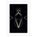 Wall Poster Metaphysical Symbol - geometric gold composition on a black background 117779 additionalThumb 25