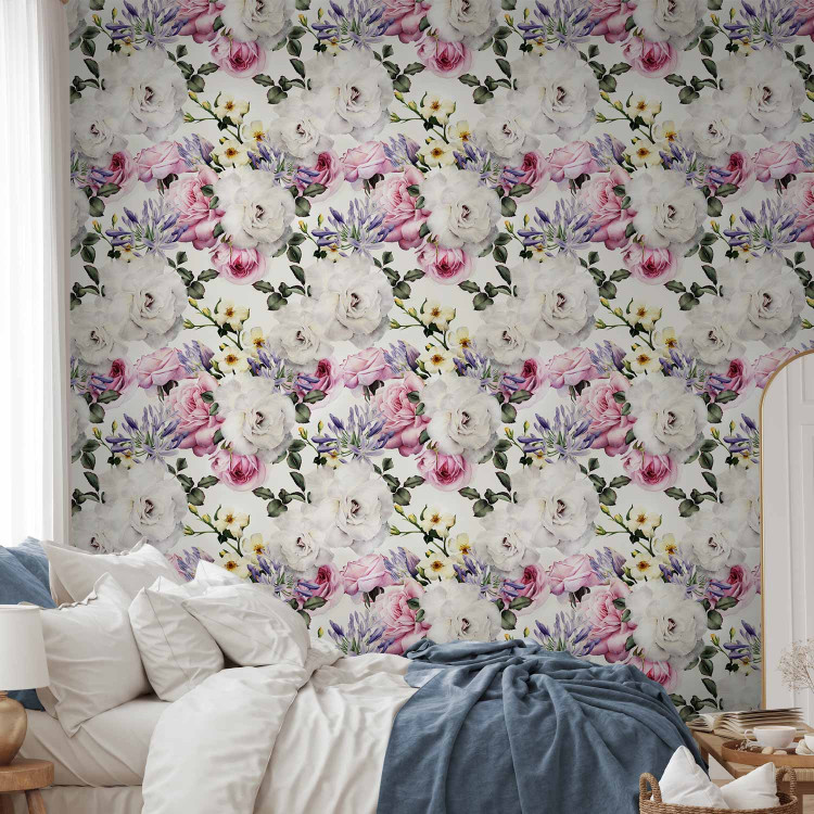 Modern Wallpaper English Flowers (Colourful) 117979 additionalImage 4