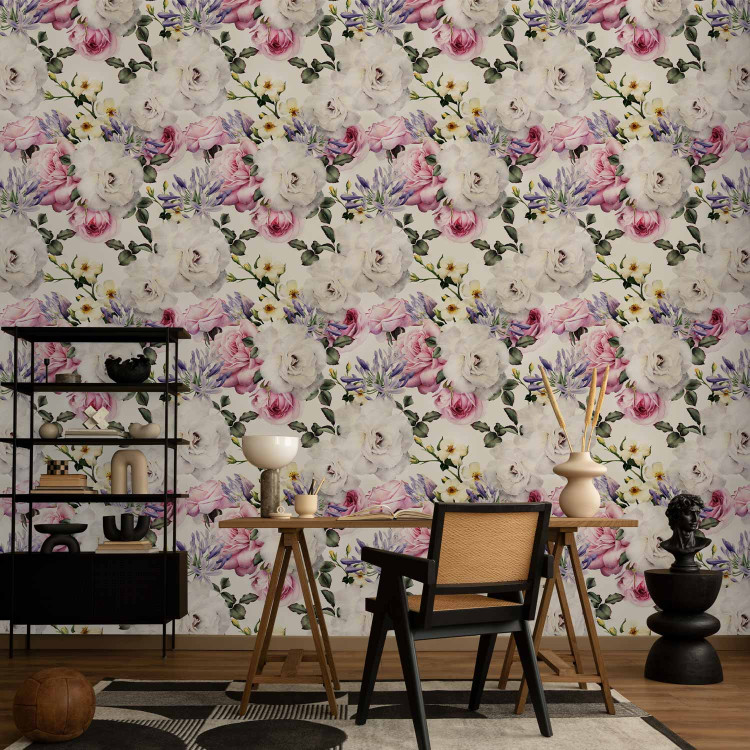 Modern Wallpaper English Flowers (Colourful) 117979 additionalImage 5