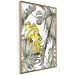 Wall Poster Golden Nature - composition with tropical monstera leaves with a golden touch 118279 additionalThumb 12