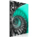 Canvas Art Print Spiral Architecture (1-part) - Abstract Stairs in Curve 118479 additionalThumb 2