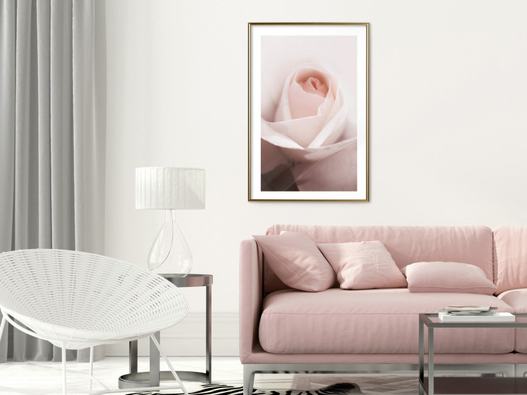 Wall Poster Level of Feelings - spring rose flower with subtly pink petals 126679 additionalImage 13