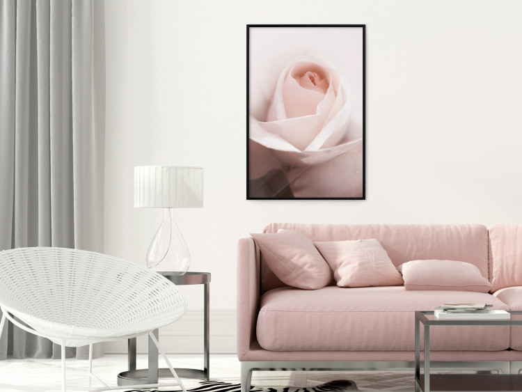 Wall Poster Level of Feelings - spring rose flower with subtly pink petals 126679 additionalImage 12