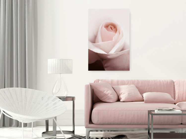 Wall Poster Level of Feelings - spring rose flower with subtly pink petals 126679 additionalImage 5