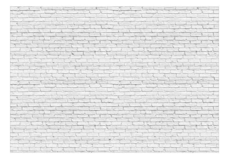 Wall Mural Grey brick - Scandinavian background in grey with regular texture 126879 additionalImage 1