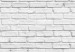 Wall Mural Grey brick - Scandinavian background in grey with regular texture 126879 additionalThumb 4