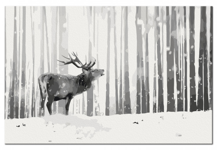 Paint by Number Kit Deer in the Snow 127379 additionalImage 6