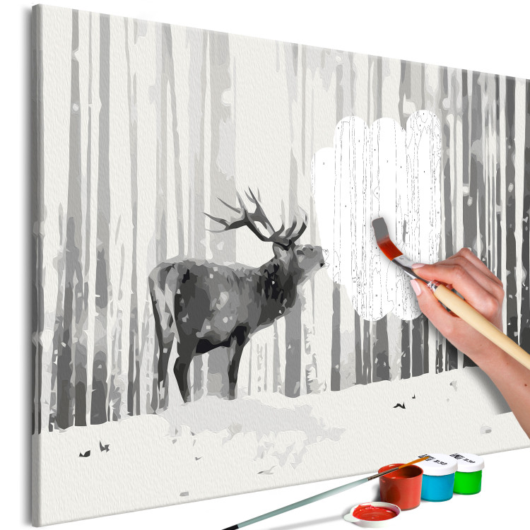 Paint by Number Kit Deer in the Snow 127379 additionalImage 3