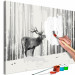 Paint by Number Kit Deer in the Snow 127379 additionalThumb 3