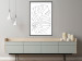 Wall Poster Monstera Drawing - black and white line art of monstera leaf on light background 128079 additionalThumb 18