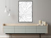 Wall Poster Monstera Drawing - black and white line art of monstera leaf on light background 128079 additionalThumb 4