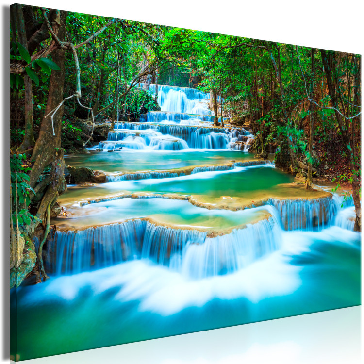 Large canvas print Sapphire Waterfalls [Large Format] 128879 additionalImage 2