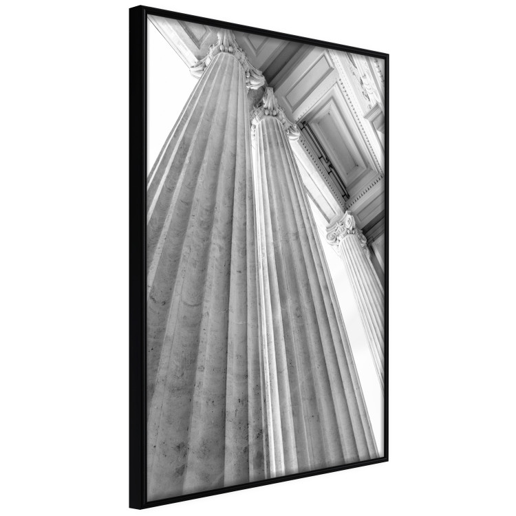 Wall Poster Stone Columns - gray architecture of a carved column in a building 129779 additionalImage 11