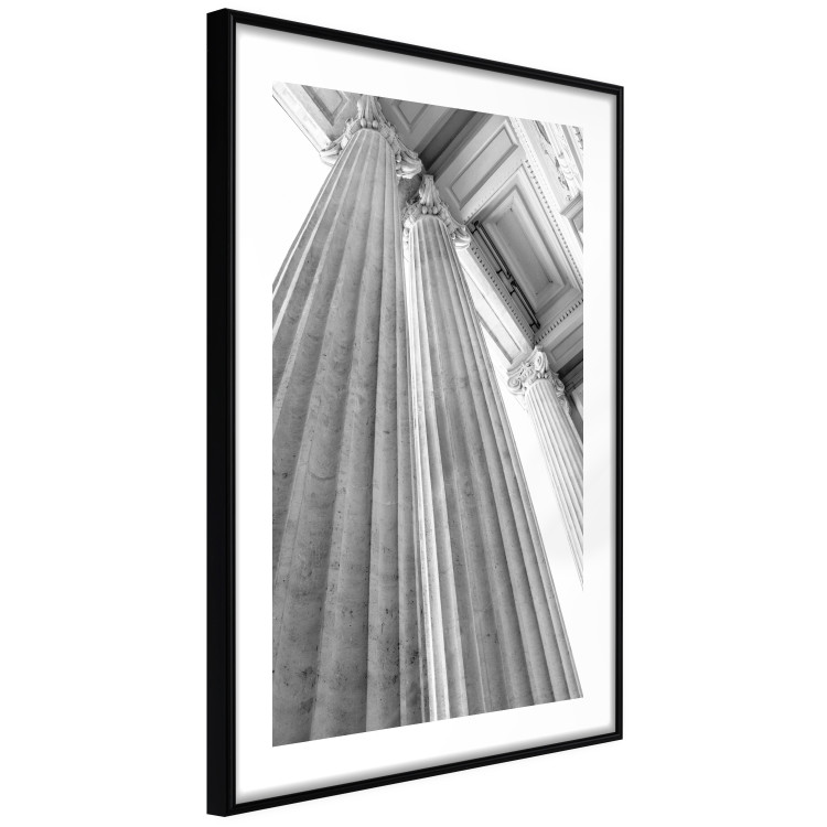 Wall Poster Stone Columns - gray architecture of a carved column in a building 129779 additionalImage 6
