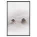 Poster Misty Whisper - landscape of trees in the midst of intense bright fog 130379 additionalThumb 16