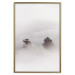 Poster Misty Whisper - landscape of trees in the midst of intense bright fog 130379 additionalThumb 21