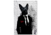 Canvas Businessman Dog (1 Part) Vertical 130779
